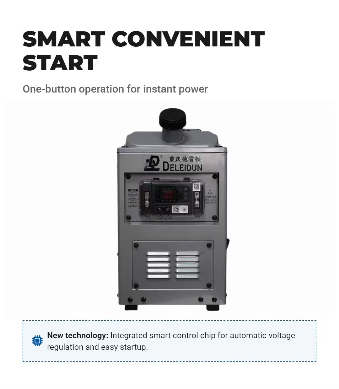 Generador de cobre puro de 12–24 V CC para cargar baterías de camiones, vehículos recreativos y barcos.