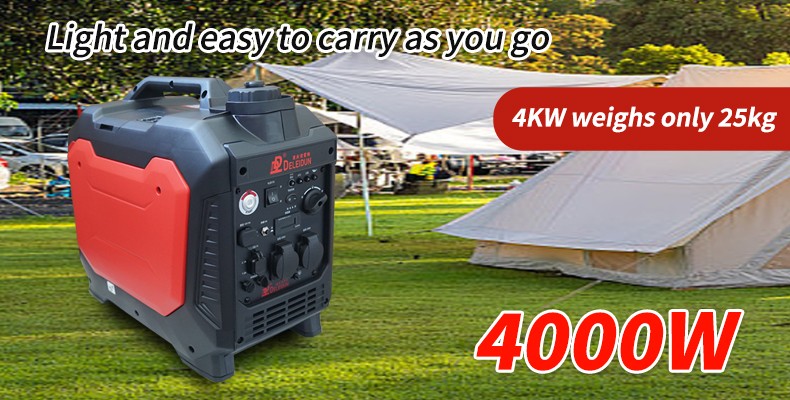 Generador de energía monofásico de 220 V: equipo compacto y portátil para la generación de energía de reserva en el hogar.