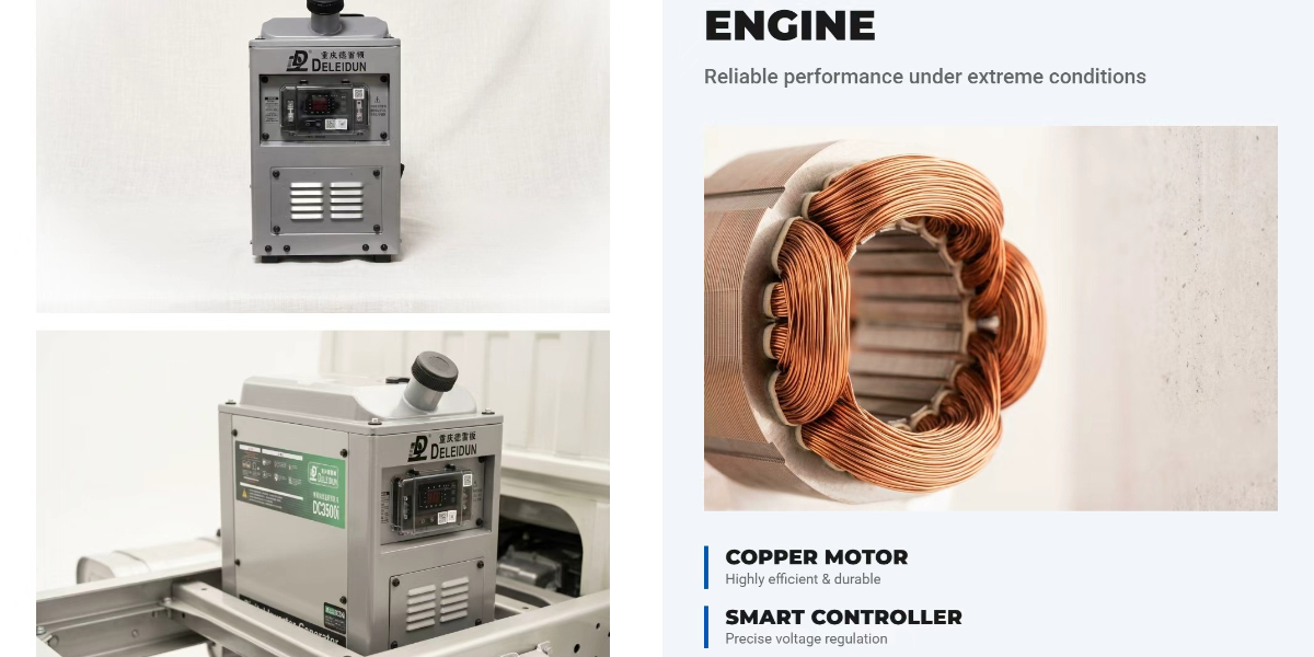 Generador de corriente continua de motor de cobre puro, de bajo ruido y de 12–24 V, para la carga de vehículos. Generador de corriente continua de motor de cobre puro, de bajo ruido y de 12–24 V, para la carga de vehículos.